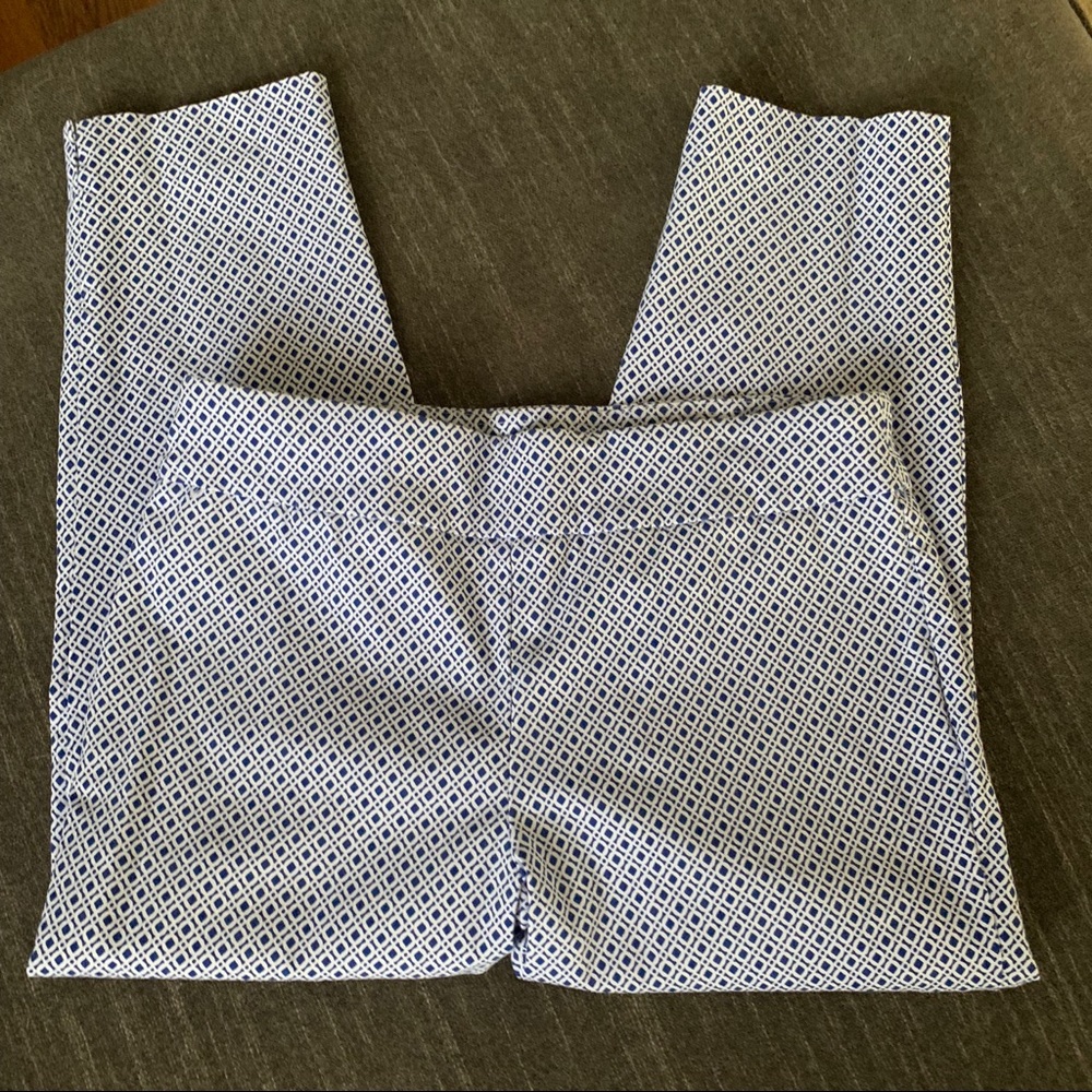 Stretchy Print Capri Pants